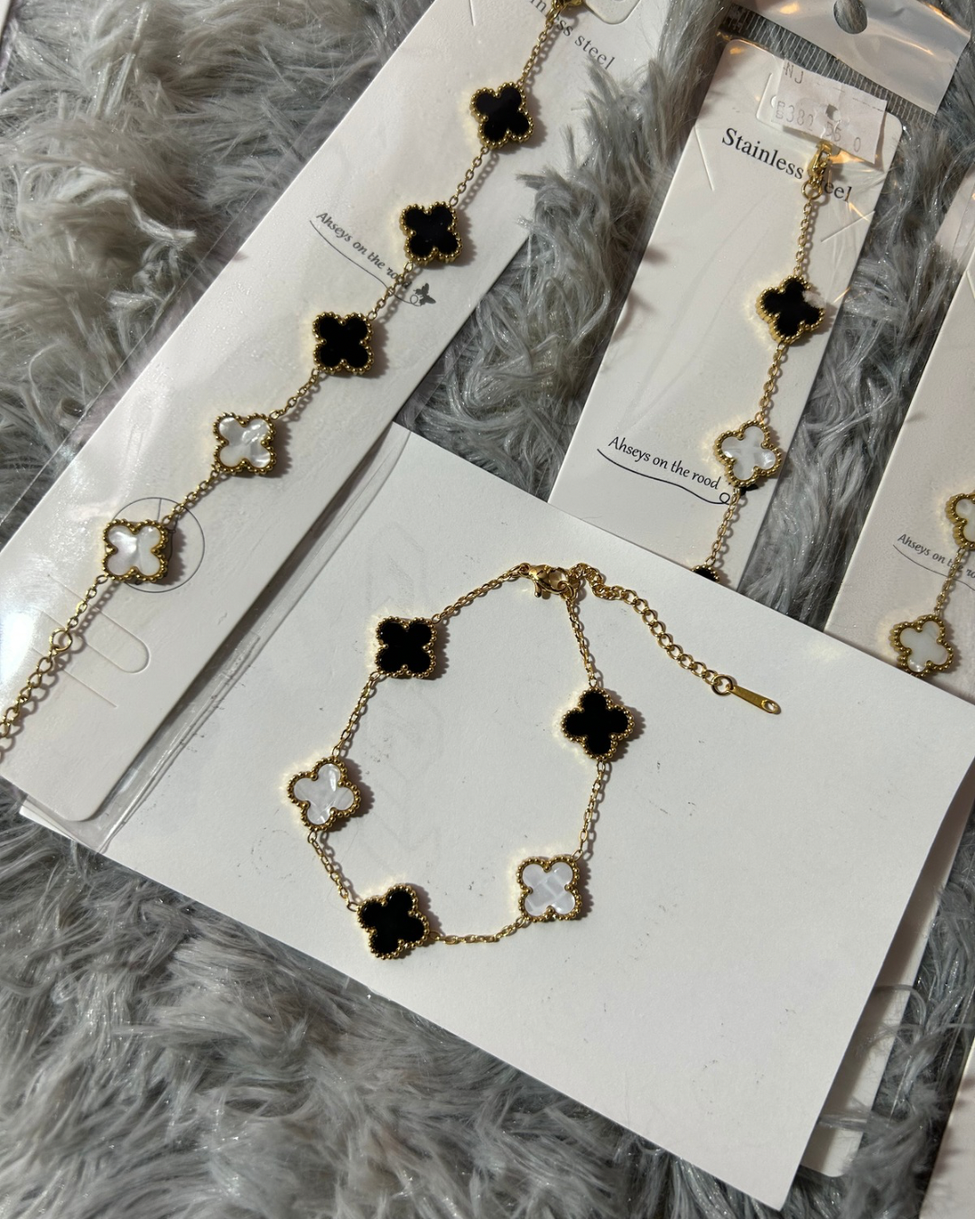 Vintage Alhambra bracelet(Stainless steel) 💎