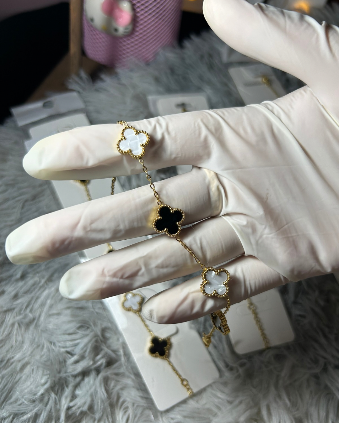 Vintage Alhambra bracelet(Stainless steel) 💎