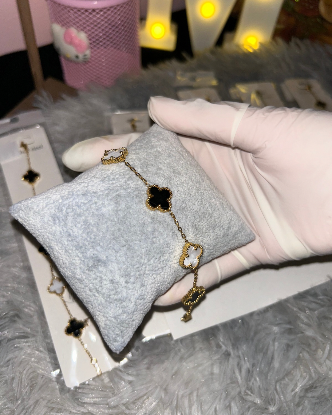 Vintage Alhambra bracelet(Stainless steel) 💎