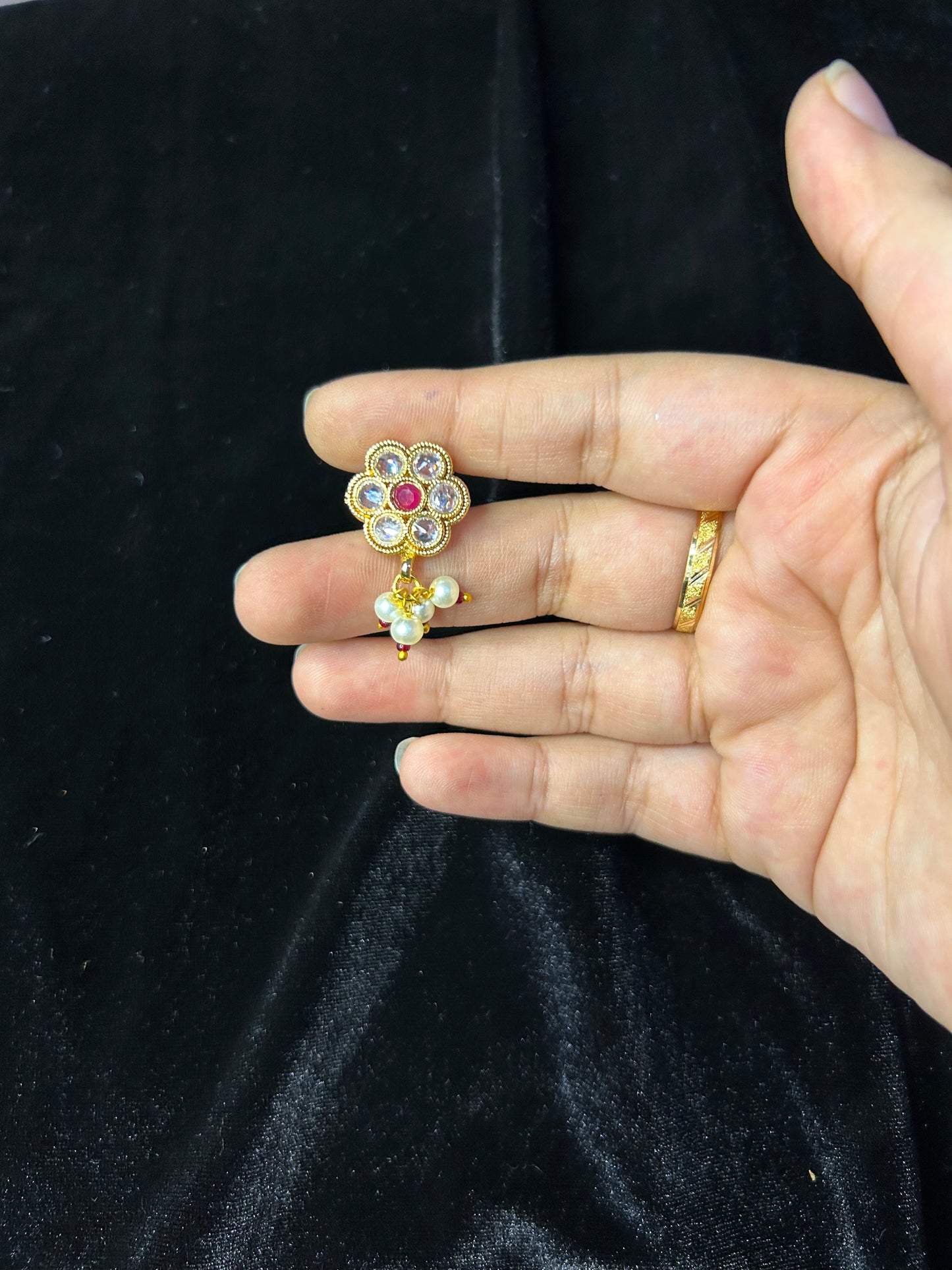Rajasthani Nose Pin (Baahubali-Inspired) Single Piece