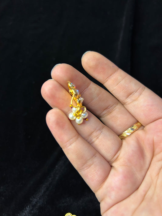 Rajasthani Nose Pin (Baahubali-Inspired) Single Piece