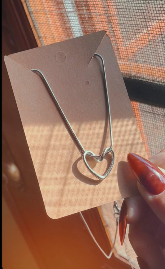 Viral Hollow Heart Pendant